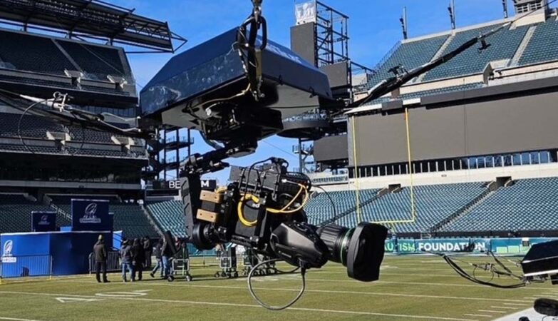 Professional Sports Video Camera for Endzone and Sideline Action